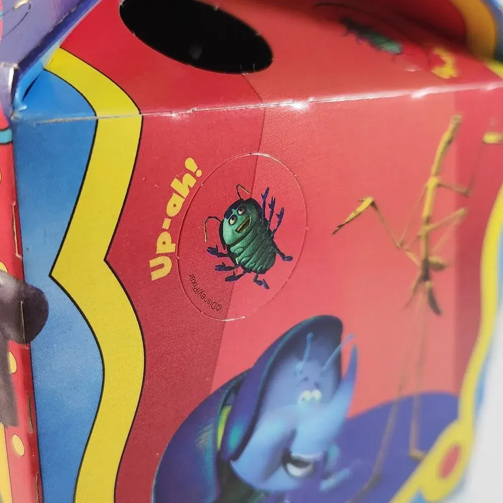 Vintage 1998 McDonald’s Happy Meal Box – Disney Pixar A Bug’s Life Circus Theme